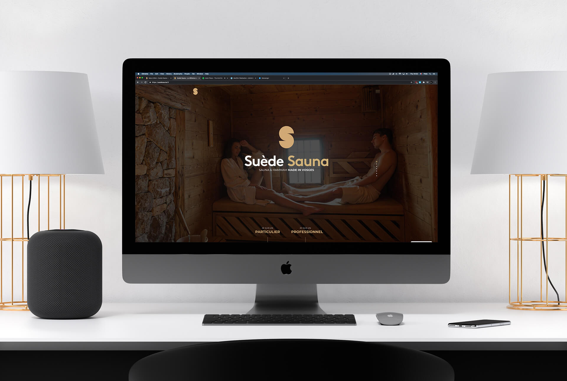 lezardscreation agence communication publicite vosges remiremont suede sauna web mockup lezardscreation agence communication publicite vosges remiremont suede sauna web mockup